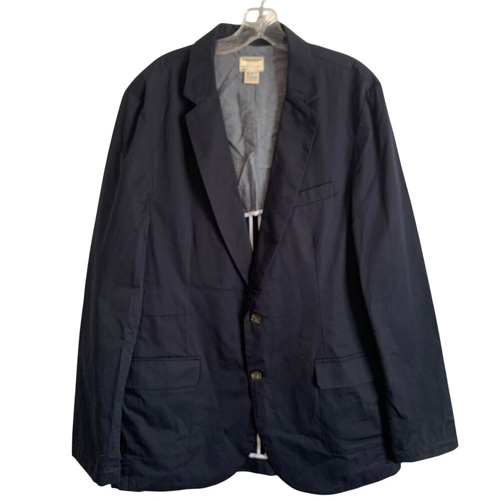 VTG Aviator Colby Kane Jacket Mens XL Travel Blazer Sport Coat Jacket Navy Blue